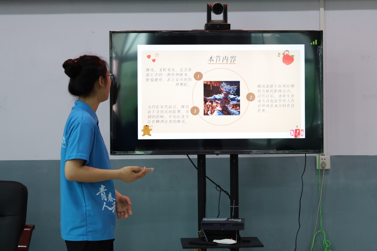 青春人科在行動：支教課堂儺戲璀璨，傳統文化新輝時代