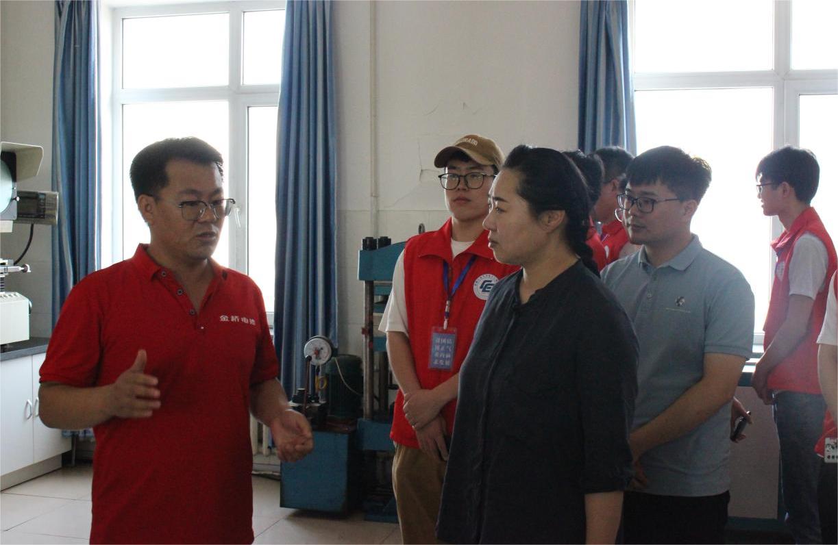 哈爾濱理工大學電氣學院“菁耘龍江”促留省就業實踐團赴哈爾濱市金橋電線電纜制造有限公司開展調研座談