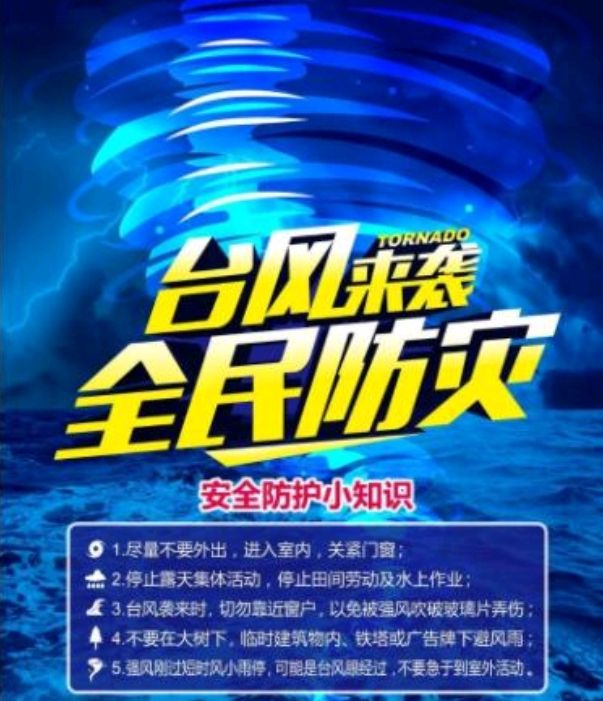 防范臺風 共筑美好家園--暑期文化科技衛生“三下鄉”社會實踐活動