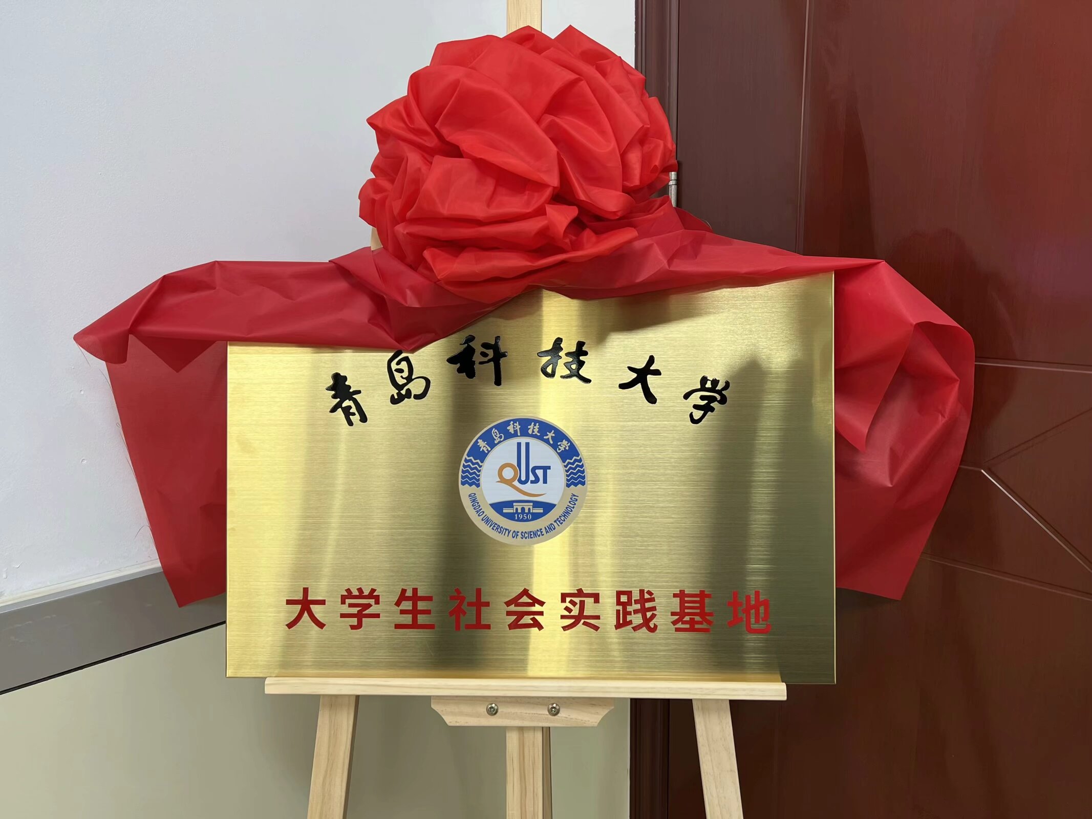 青島科技大學(xué)高分子科學(xué)與工程學(xué)院與日照莒縣岳家村社區(qū)共建大學(xué)生社會(huì)實(shí)踐基地揭牌儀式順利開(kāi)展