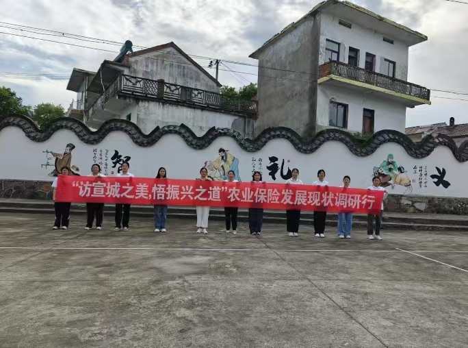 共探朱橋“新”農(nóng)險，鄉(xiāng)村振興繪新篇——亳州學(xué)院經(jīng)濟與管理系赴宣城市宣州區(qū)朱橋鄉(xiāng)開展“三下鄉(xiāng)”實踐活動