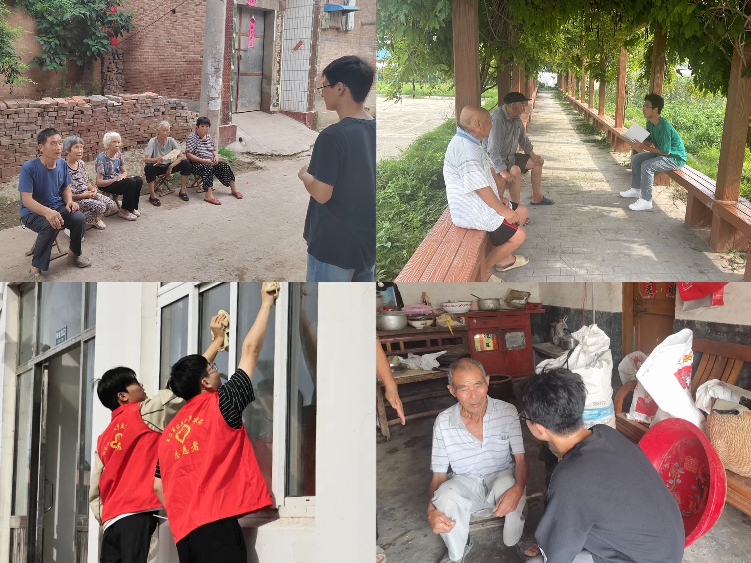 南京工程學院學子三下鄉：志愿心行護銀齡，情暖桑榆福滿庭