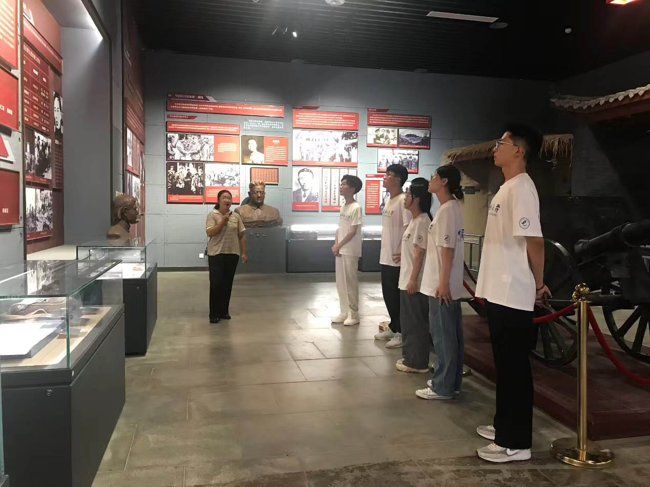 山東師范大學信息科學與工程學院“山東紅色先鋒團”社會實踐隊赴德州樂陵開展紅色文化調研