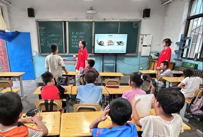 山西師范大學(xué)三下鄉(xiāng)|蝸趣探秘穿越行，童心共繪生態(tài)篇