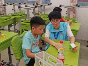 圖為魔方課堂風采