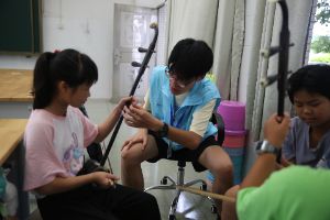 圖為二胡課風采